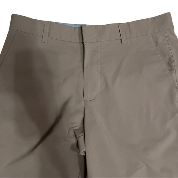 Skechers Light Grey Go Golf Nylon Performance Golf Flat Front Chino Pants - Picture 4 of 9